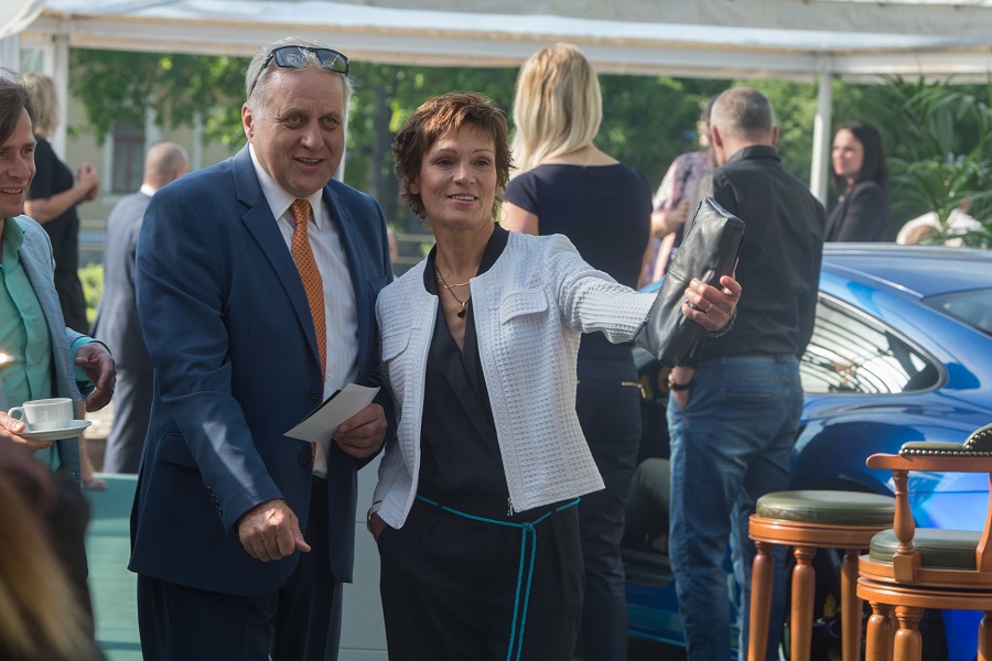 businessman Rein Kilk and olympic champion Erika Salumae.jpg