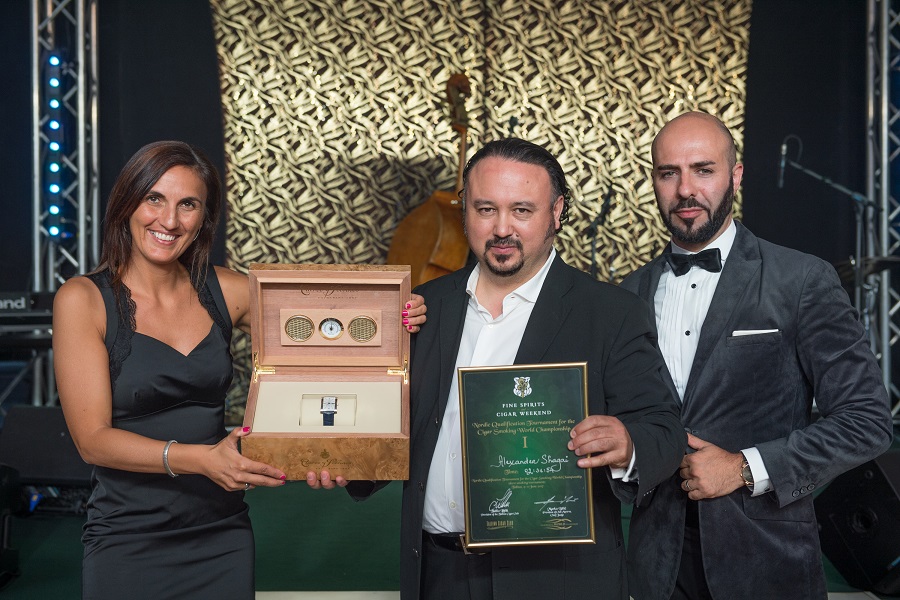 winner Alexander Shagai with Sonia Campoli from Cuervo y Sobrinos and Marko Bilic.jpg