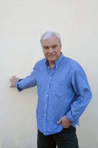 Russian TV presenter, the TEFI Prize laureate Vladimir Molchanov. 1998. Russia