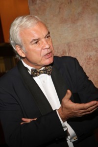 Annual national television contest TEFI-2007 in the category "Professions". Luzhniki Sport Complex. September 19, 2007. Moscow. Russia In the picture: TV presenter Vladimir Molchanov